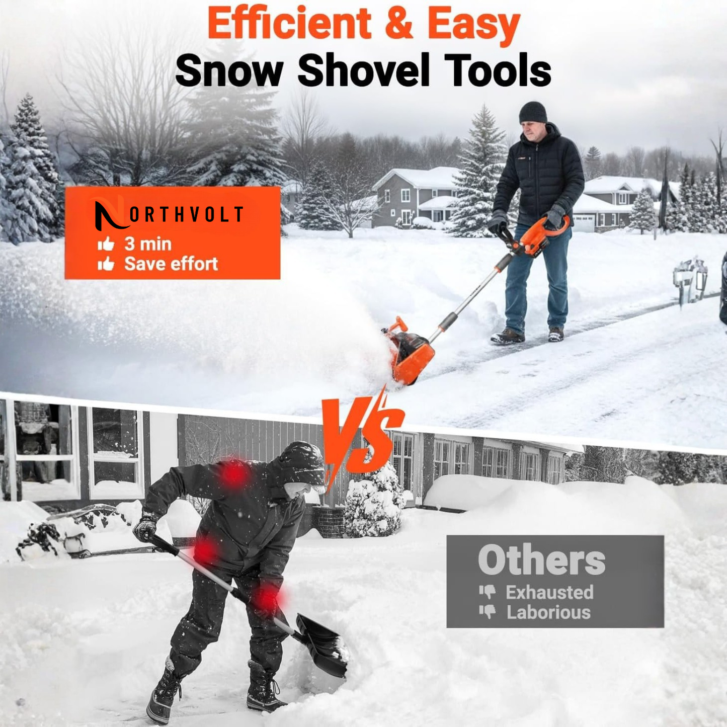 ✨Cordless Snow Clearing Shovel✨ 49% OFF 🎁 2025 Christmas Hot Sale 🎁